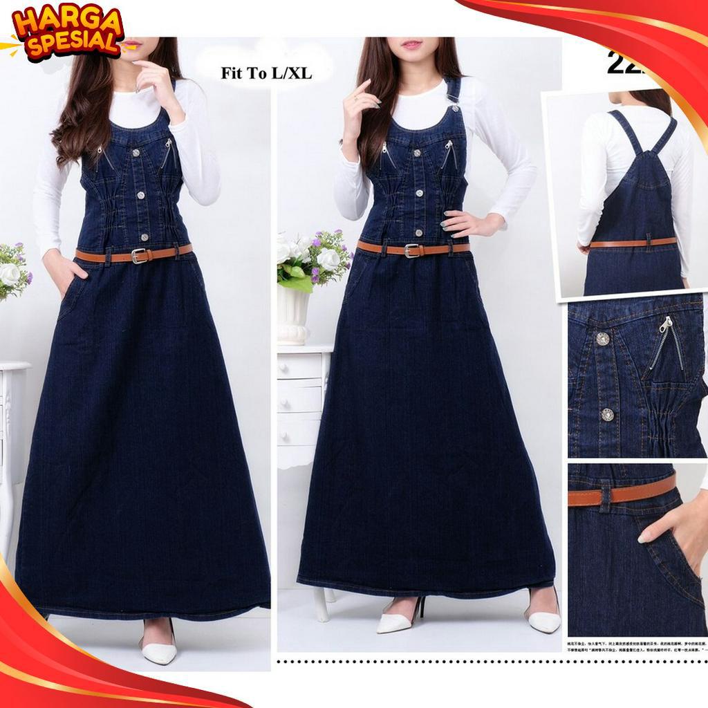 BIG DISCOUNT OVERALL DENIM Overall Dress Panjang  Overall Jeans Panjang Overall Big Size
