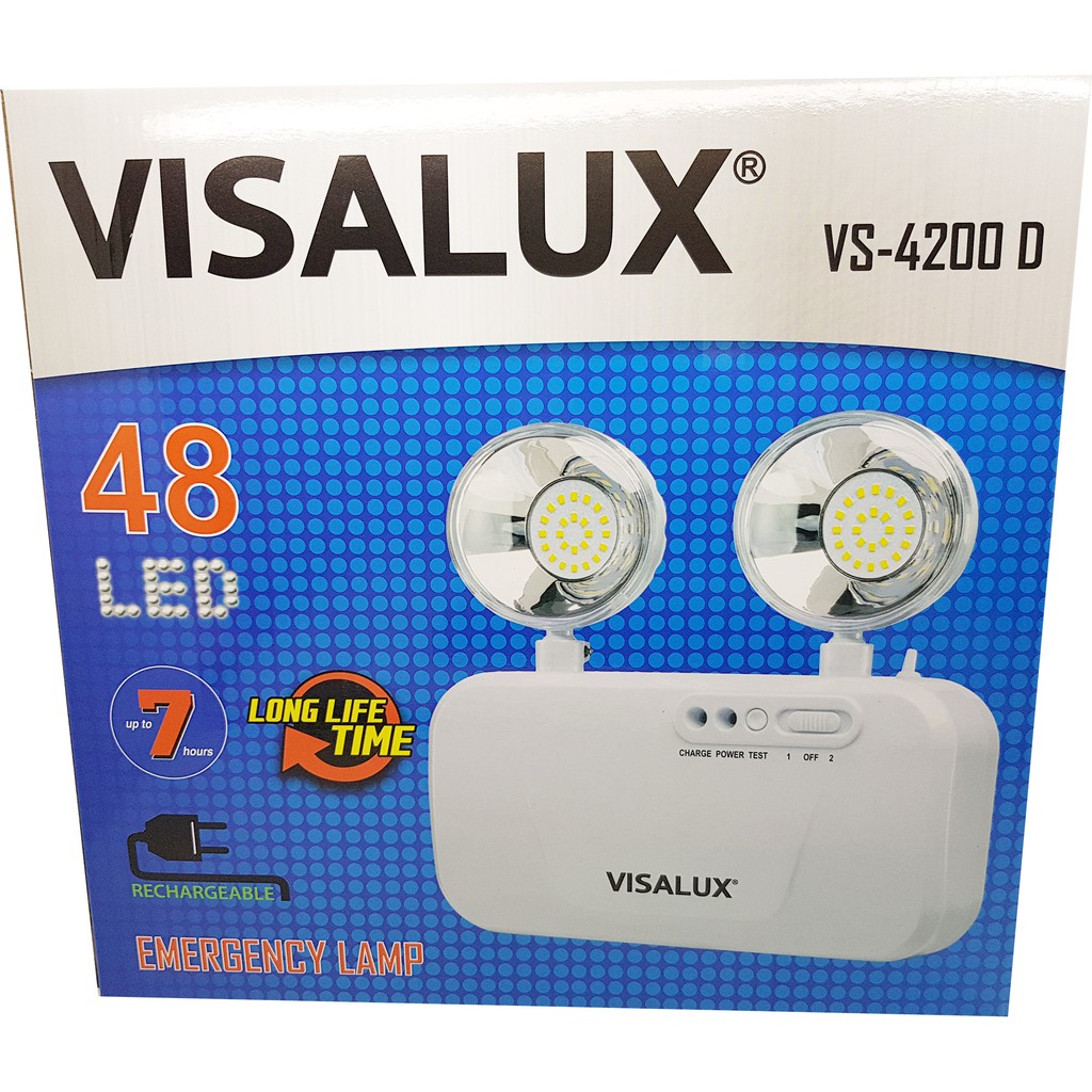 Lampu Emergency 48 led VISALUX VS-4200D / High Bright Model Mata Kucing