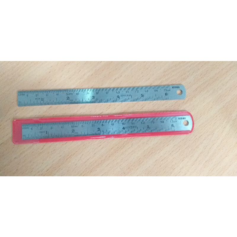 

PENGGARIS KENKO STAINLESS STEEL RULER 15CM RULER / ALAT MENGGARIS (15 cm)