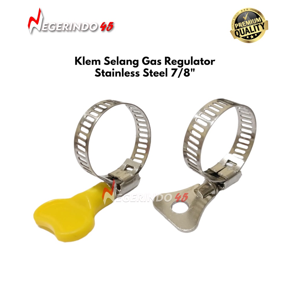 Klem Selang Gas cincin Regulator 7/8&quot; Stainless Klem Selang Kuping klem cincin gas regulator klem selang air klem selang stainless