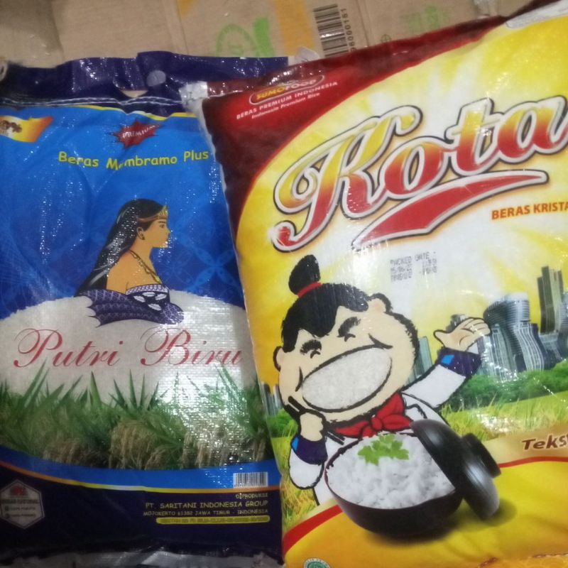 

Jingga® Beras Pulen Premium 10kg putri biru / tawon / kota