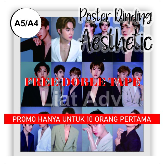 10Pcs POSTER DINDING AESTHETIC CUSTOM WALL POSTER VINTAGE CUSTOM BTS