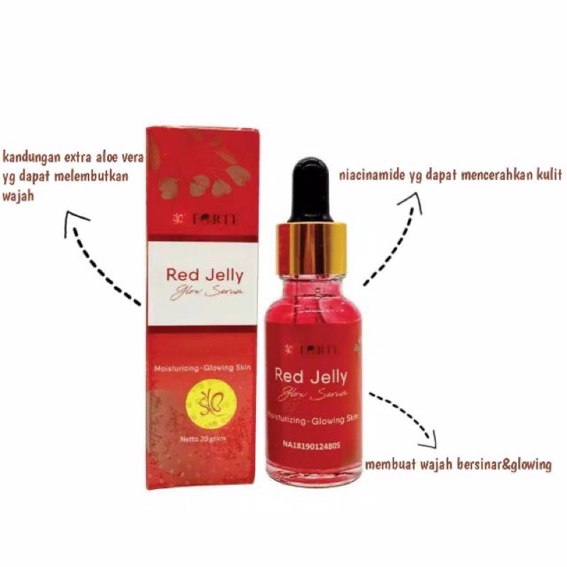 BPOM SERUM GLOWING RED JELLY
