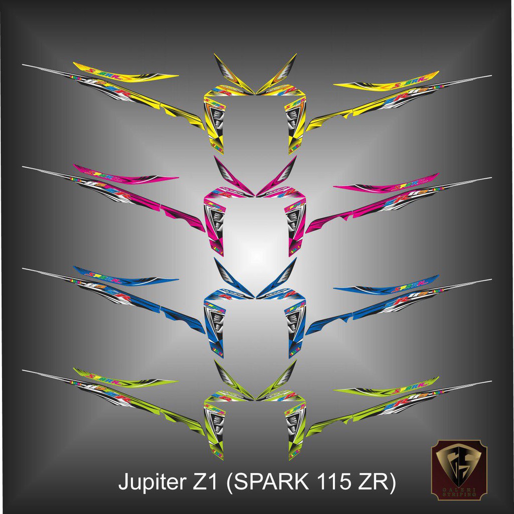 Stiker Striping motor Jupiter Z1 Spark 115 ZR