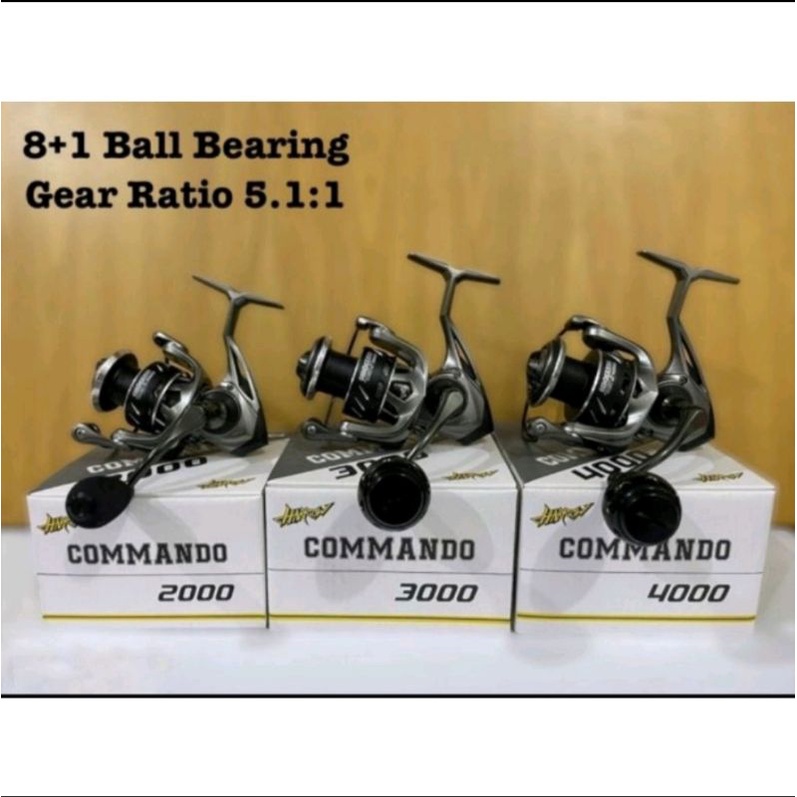 Reel Pancing Spinning Harrow Commando 2021 New