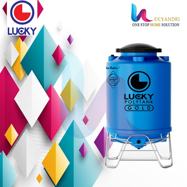 Tangki Air LUCKY POLYTANK E Clean 1110 Liter KAKI Tandon Toren