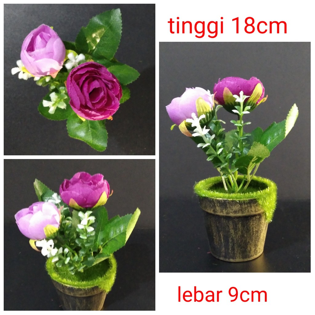 R710 Bunga Plastik Pajangan - Bunga Palsu Pajangan M662-4