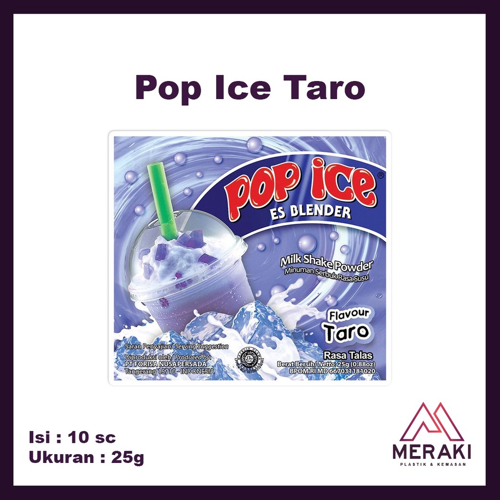 

Pop Ice Taro Renceng isi 10