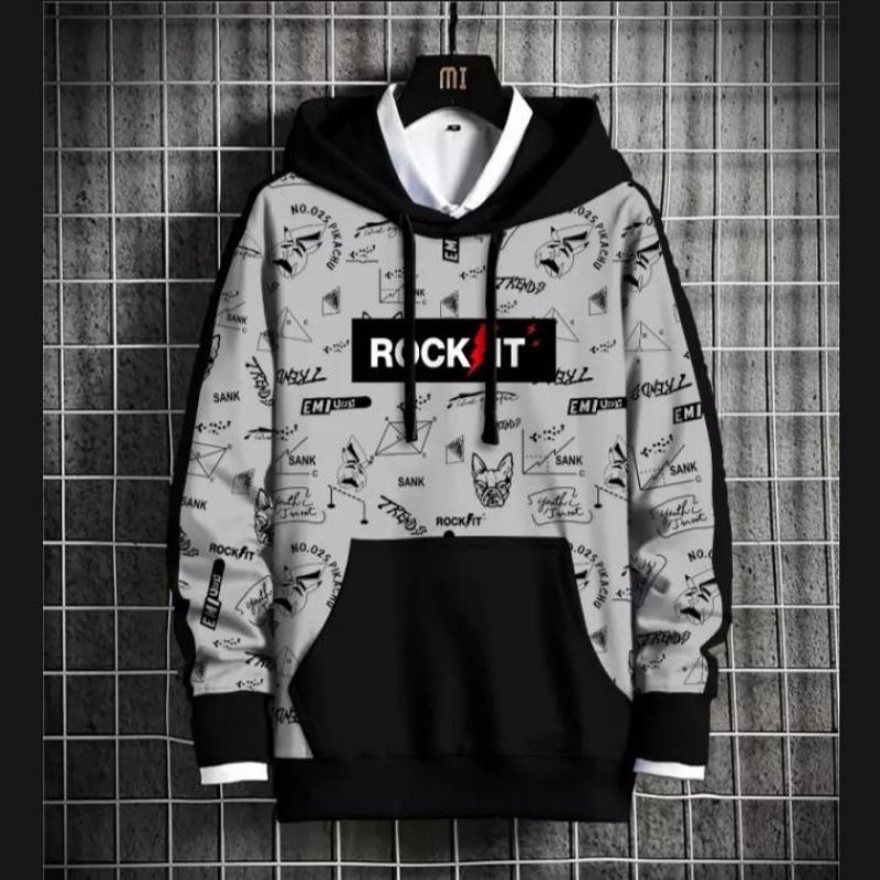 COD/DS/SWEATER HOODIE ROCK IT ( M-L )