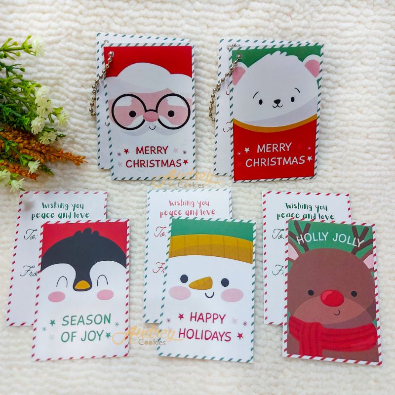 

TAG/ KARTU UCAPAN/ GIFT CARD/ HANGTAG NATAL/ CHRISTMAS/ HAMPERS TAG XMAS