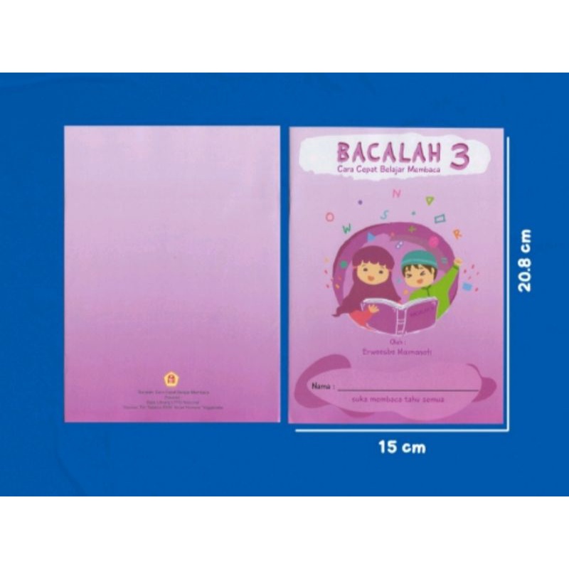 Buku bacalah jilid 1 sampe 3 buat anak anak belajar membaca