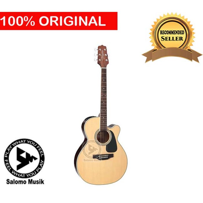 Takamine Gitar D Series Elektrik Electric Akustik Acoustic ED3NC-NAT