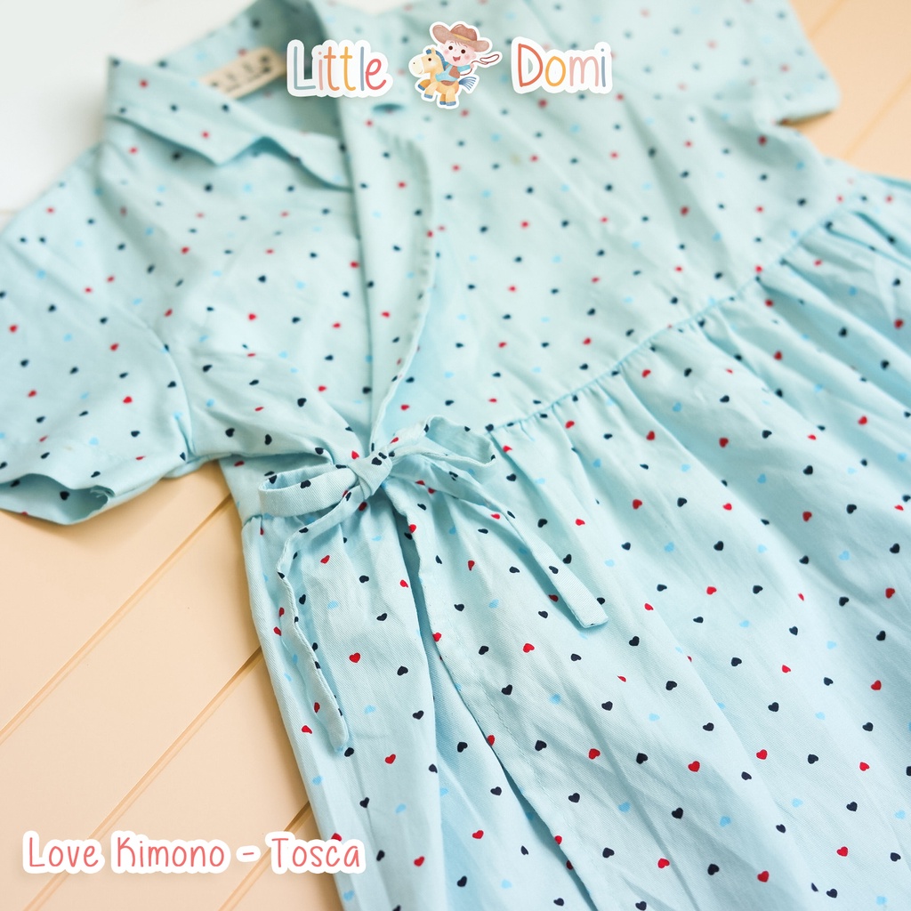 Love Kimono Dress ( Girl ) - Kimono Anak Perempuan - Dress Anak Perempuan - Little Domi