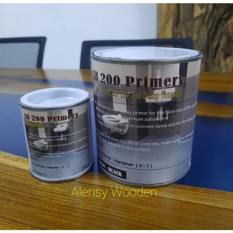 Epoxy Primer SB 200 Primary kemasan 1,25 kg  untuk permukaan keramik, beton kering dan beton lembab 