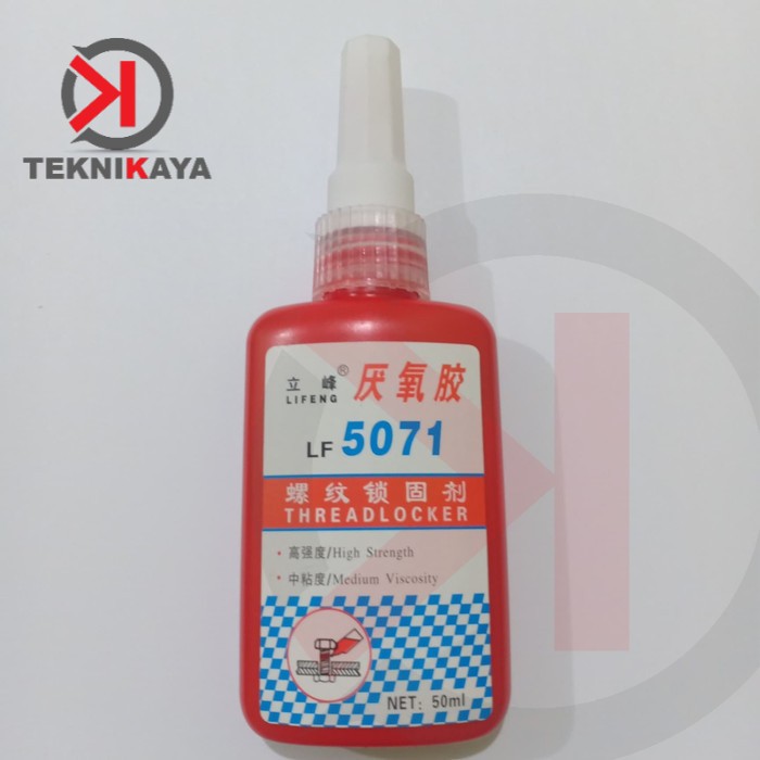 

Thread Locker 50Ml LF 5071 Lem Drat Lem Merah Loctite Lem besi