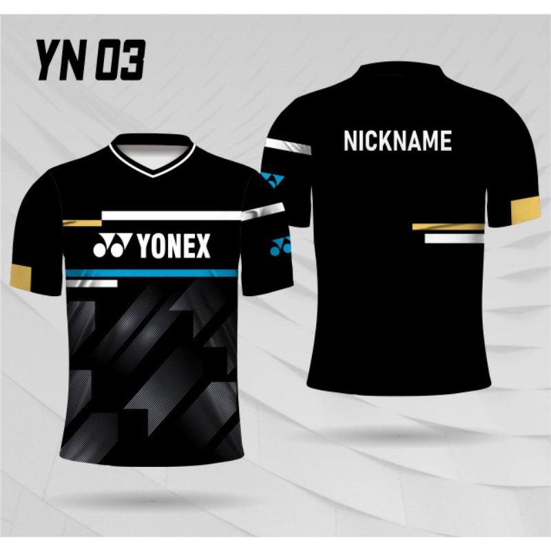 Jersey Bulutangkis YONEX dryfit - YY baju kaos jersey badminton