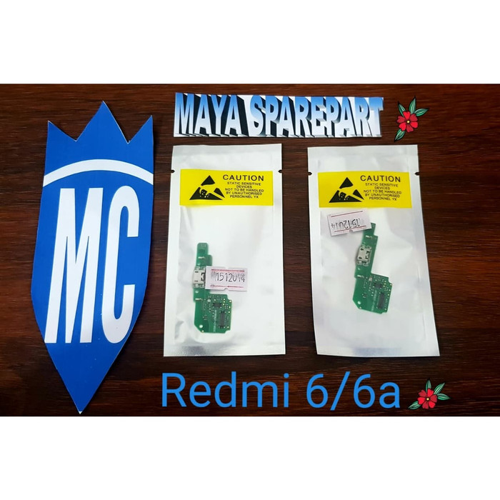 PCB+KONEKTOR CAS TC XIAOMI REDMI 6/6A