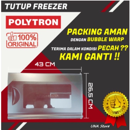 Tutup Freezer Kulkas 1 Pintu Polytron PR18 (Jumbo Freezer) - BERLOGO