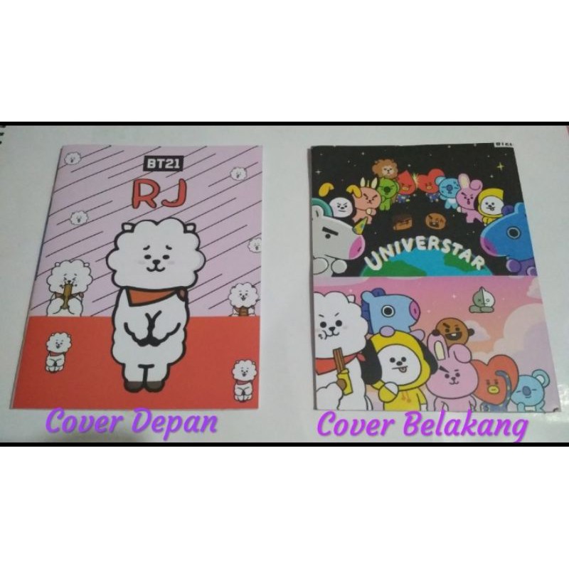 

Buku Tulis Karakter BTS/BT21