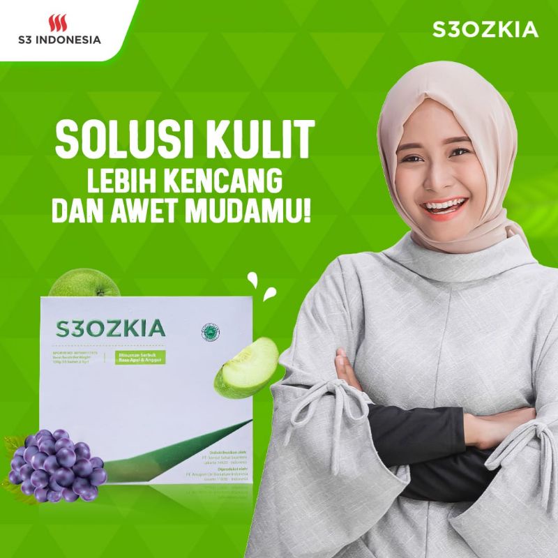s3 OZKIA doubel stemsell apel dan anggur