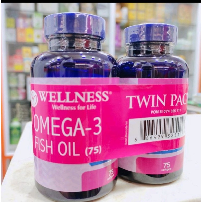 Wellness omega 3 fish oil isi 75