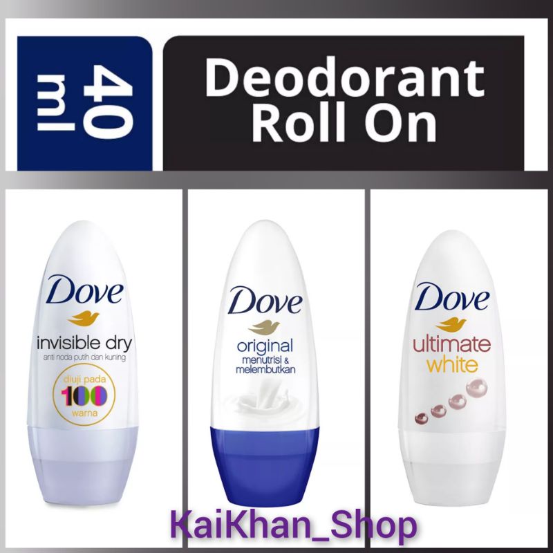 DOVE Deodorant Roll On [ 40ml ]