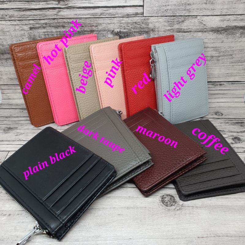 cassie card holder wallet with folded zipper / dompet kartu kecil dengan seleting