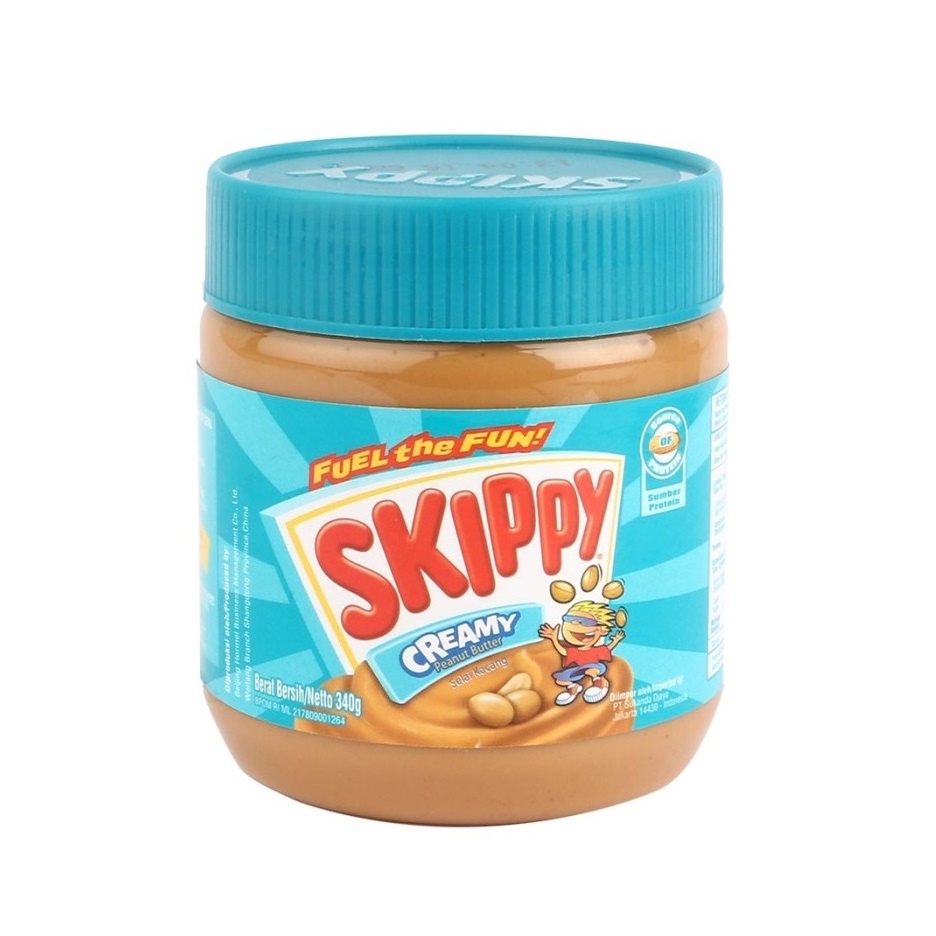 

Skippy Creamy Peanut Butter Ukuran 340g - 500 g