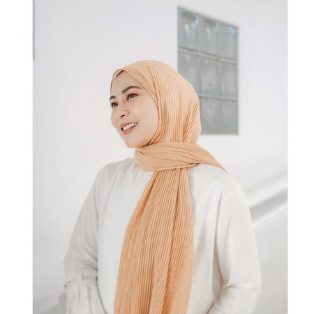 pashmina plisket lidi premium / pashmina shawl pleated diamond italiano-5