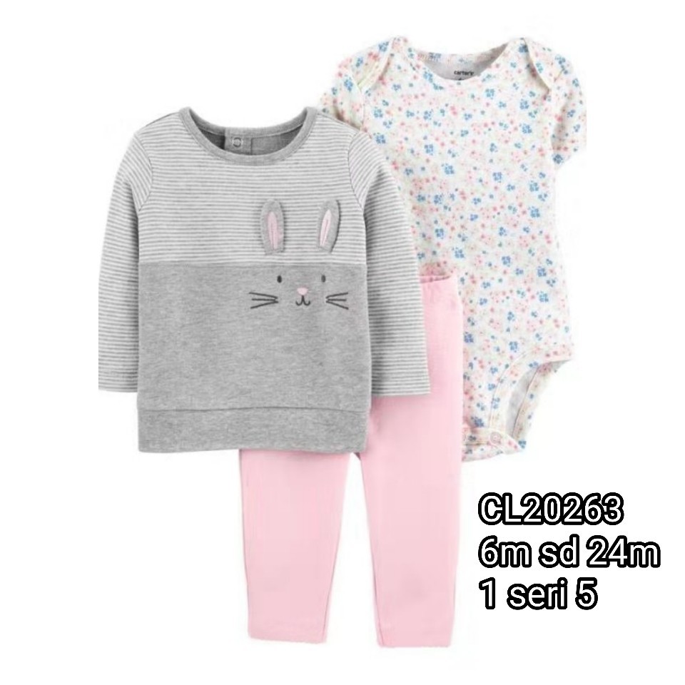 Catell Love Setelan Jaket 3in1 Baby Boy&amp;Girl