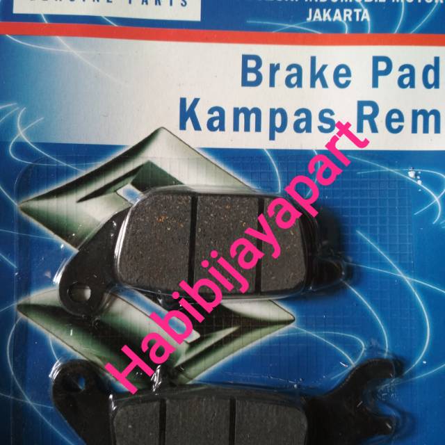 Kampas rem belakang Satria Fu discpad belakang Satria Fu