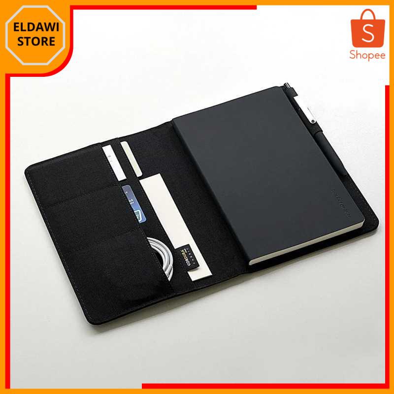 

(BISA COD) ELDAWI - Xiaomi Mijia Kaco Green Noble Paper NoteBook Card Slot Wallet - K1214 promo buku