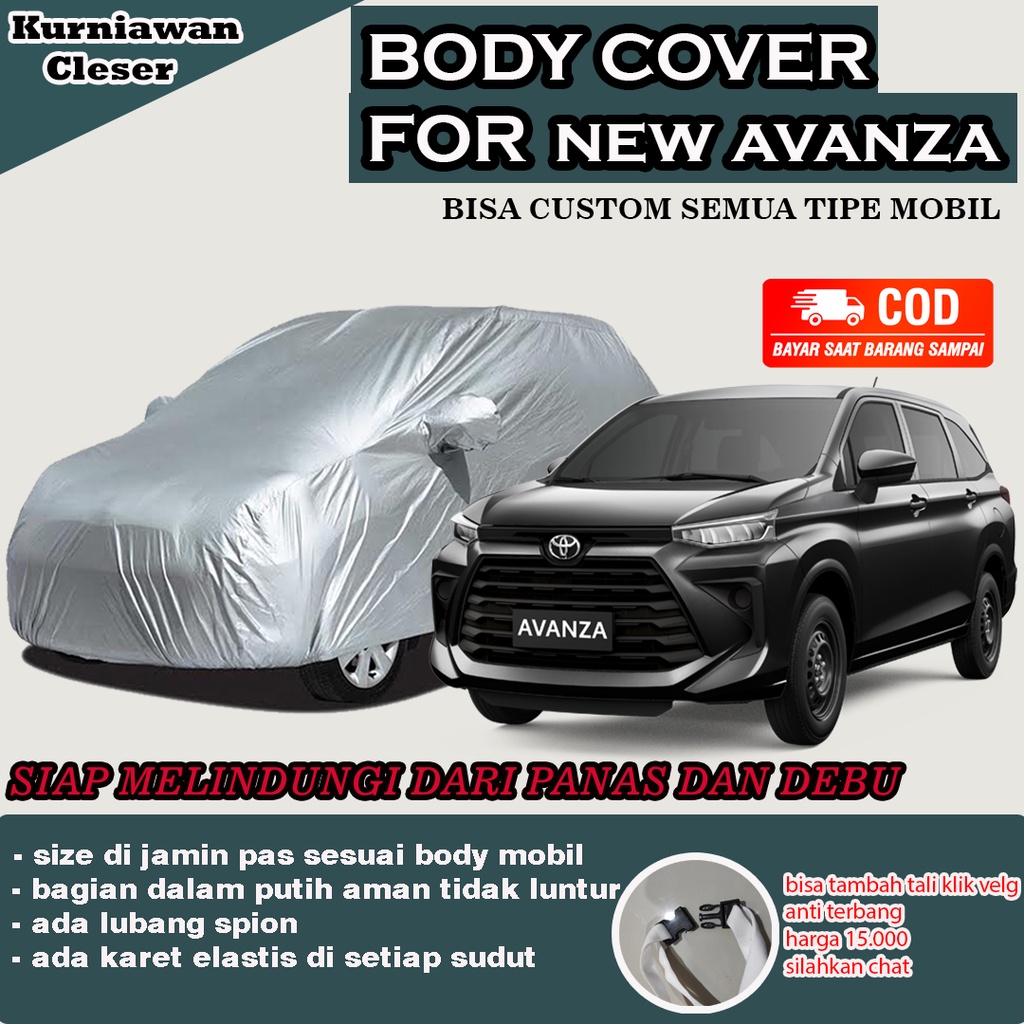 Cover Mobil Avanza Veloz 2016/Cover Mobil Avanza Lama/Cover Mobil Avanza Waterproof Outdoor/Sarung M