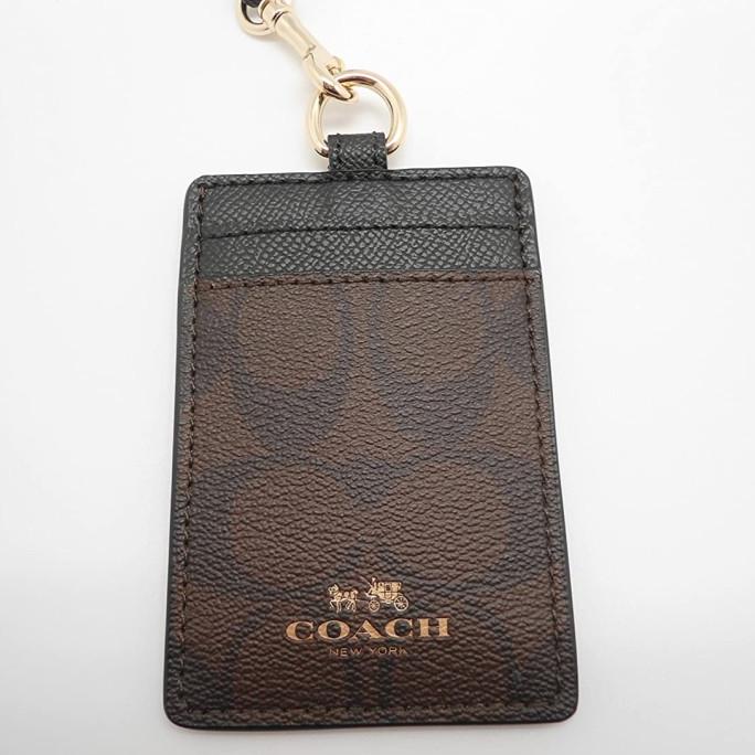 

Coach Signature Tag Lanyard Mahogany Black - AUTHENTIC GUARANTEE 100%