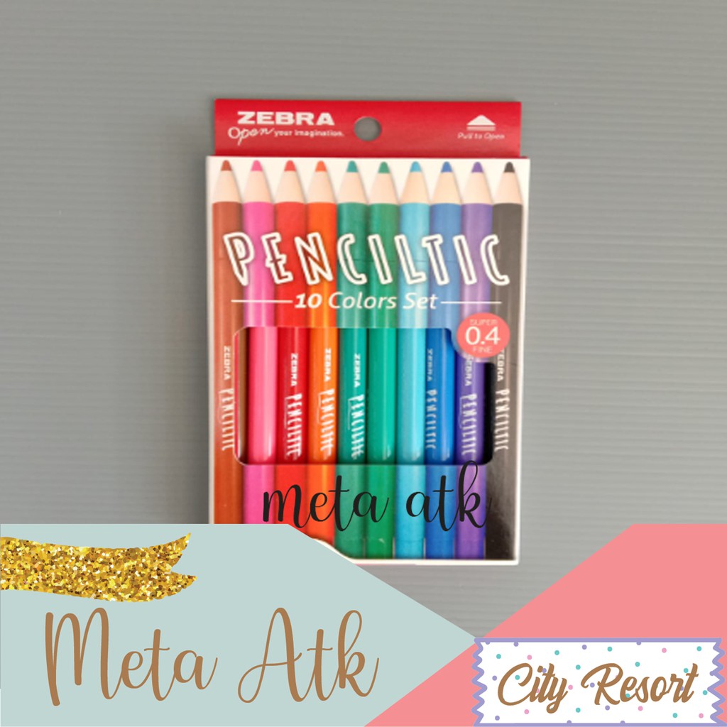 

Pulpen / Pen Penciltic Zebra Fineliner 0.4mm