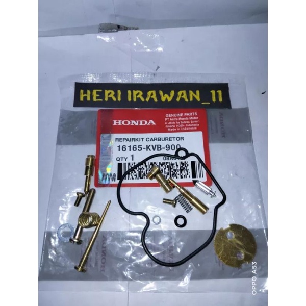 reparkit KVB/KVY parkit karburator Vario 110 old Vario karbu Beat Karbu.ori