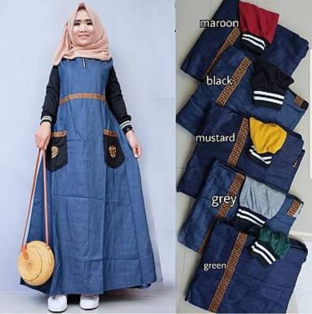 { THABI } MC FAFE / BAJU GAMIS WANITA / DRESS GAMIS / BAJU GAMIS MURAH / GAMIS MODERN / BAJU GAMIS T