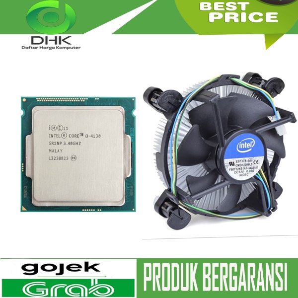 PROSESSOR INTEL CORE i3-4130 - 3,4GHZ 3MB TRAY+FAN ORI Socket LGA 1150 PROCESSOR