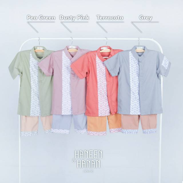 KOKO ANAK MOTIF / KOKO ANAK HIJAU SAGE / KOKO ANAK TERACOTTA / KOKO ANAK HANAN BY AAHVA