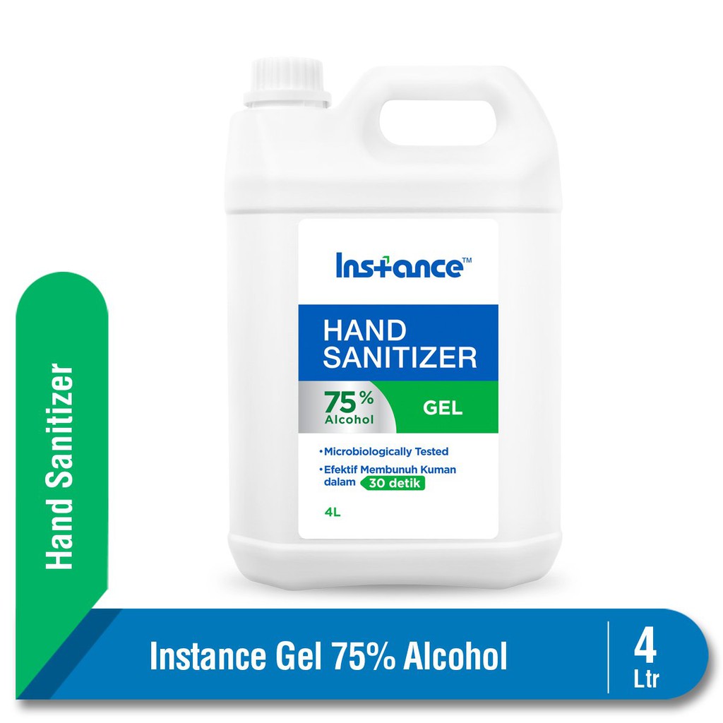 INSTANCE HAND SANITIZER GEL 4 LITER