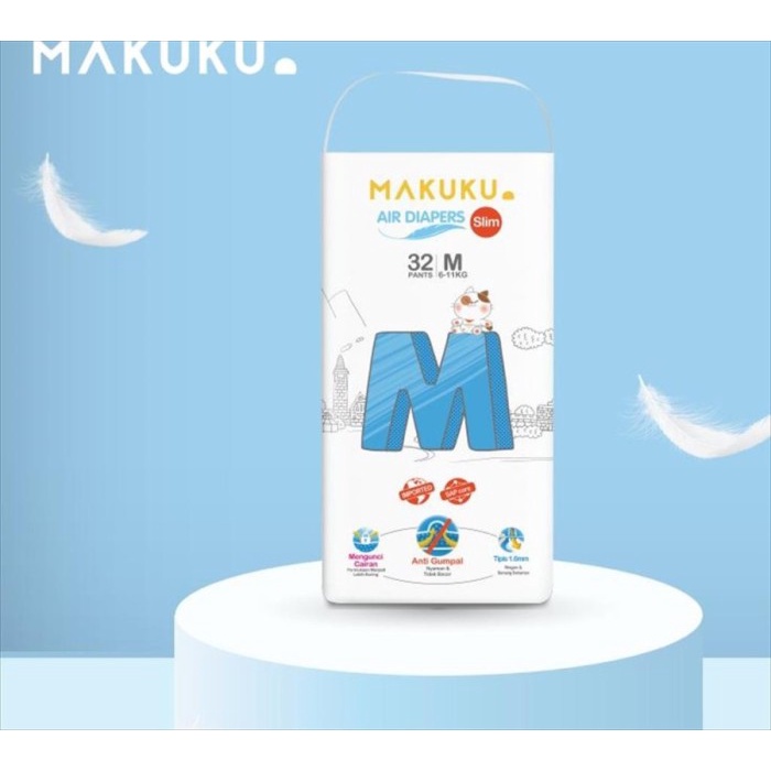 Makuku Sap Diapers Slim Pants M32