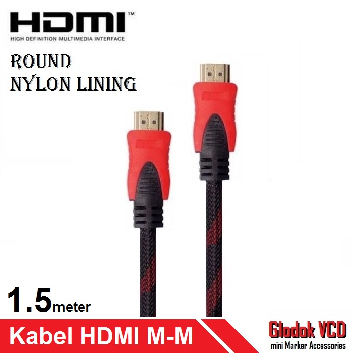 Kabel HDMI Versi 1.3 Jaring 1.5M