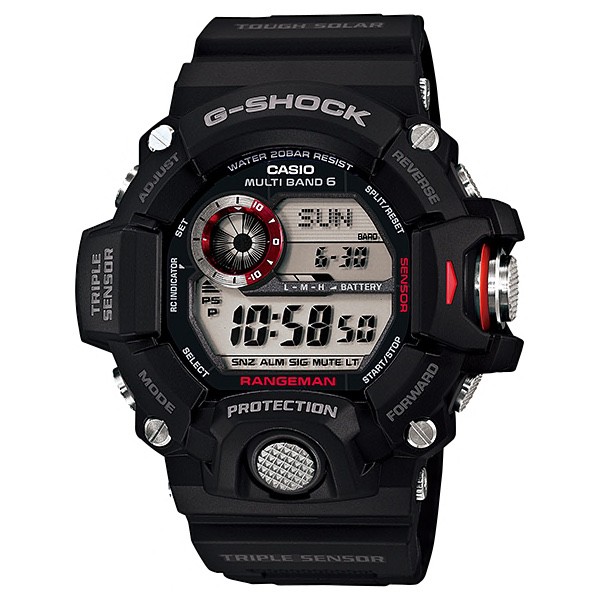 JAM TANGAN PRIA CASIO G-SHOCK GW-9400-1 ORIGINAL - GSHOCK RANGEMAN GW9400 HITAM