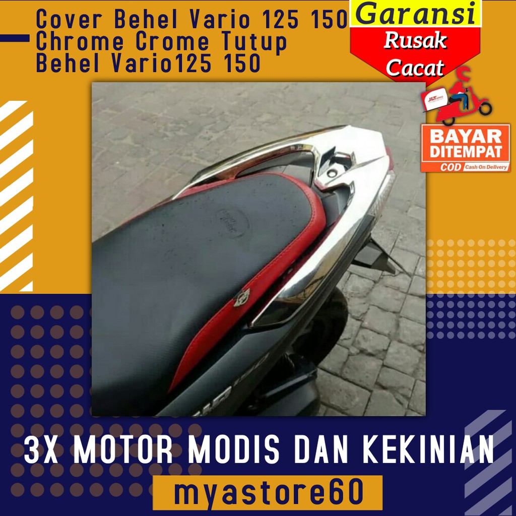 Cover Behel Vario 125 150 Chrome Crome Tutup Behel Aksesoris Variasi Sparepart Vario125 150