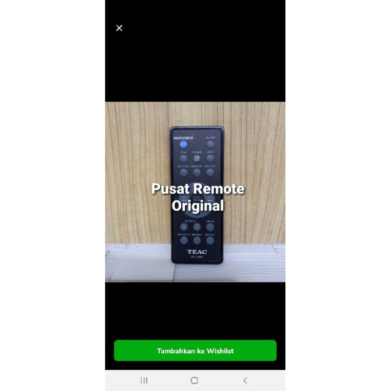 REMOTE REMOT AMPLI TEAC RC-1085 ORIGINAL ASLI