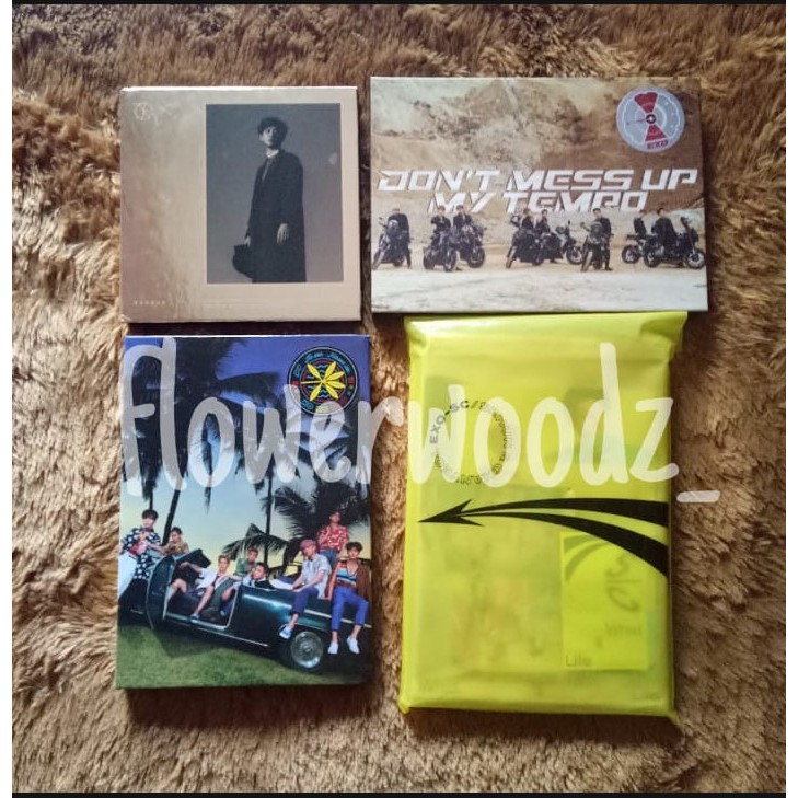 AlBUM EXO PC Chanyeol SC, Pc Suho Exodus, Poscard BBH dmumt [READY STOCK]