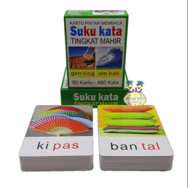 Kartu Pintar suku kata tingkat mahir