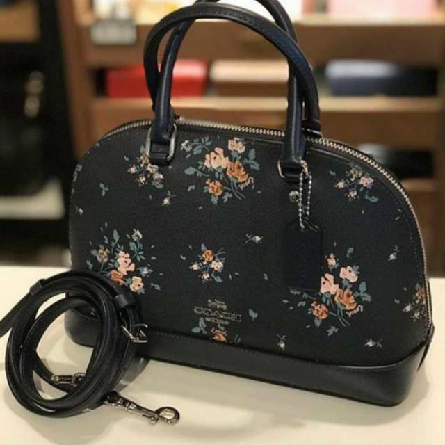 Tas coach flower black mini sierra