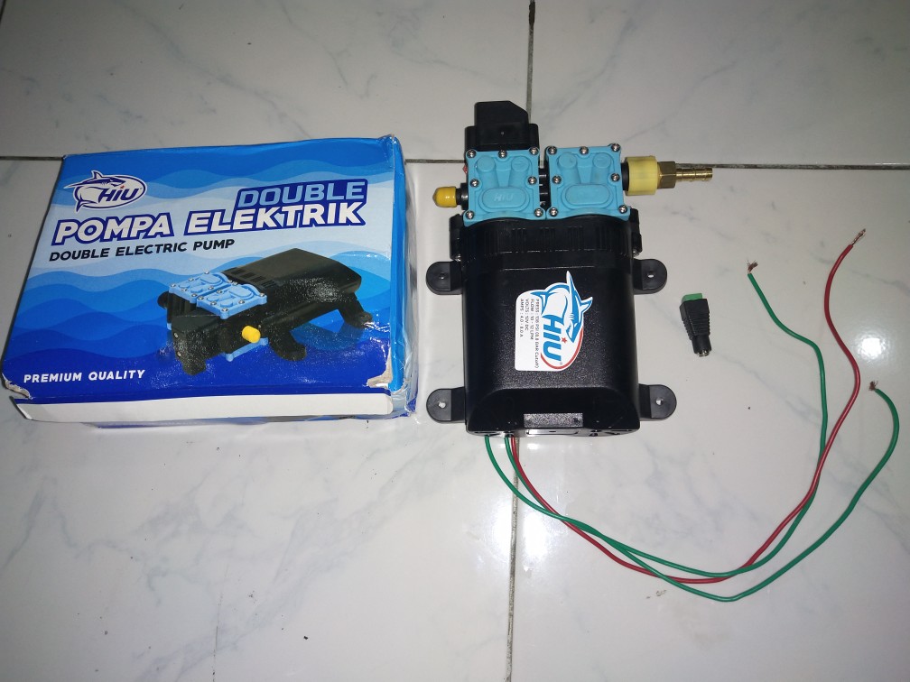 Dinamo Pompa Air Tekanan Tinggi Serbaguna Cucian Dobel Pump Hiu 138psi