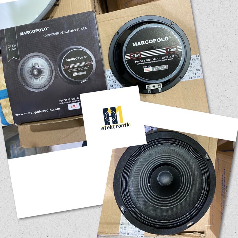 Speaker Marcopolo MC 6100HW 6 inch fullrange